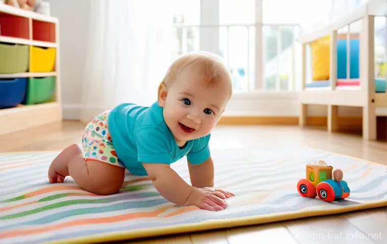 교통직 필기시험 준비 사례 공유 - Prompt 1: Joyful Toddler's Playtime**